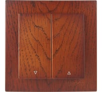 Выключатель для жалюзи Nilson СУ, TOURAN WOOD, черешня 24261069