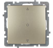 Механизм выключателя жалюзи Nilson СУ, TOURAN-ALEGRA-THOR, metallic, золото 24150469