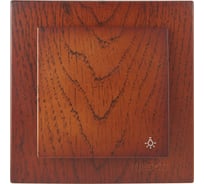 1-клавишный выключатель Nilson СУ, Кнопка, TOURAN WOOD, черешня 24261005