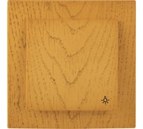 1-клавишный выключатель Nilson СУ, Кнопка, TOURAN WOOD, дуб 24251005