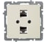 Механизм 2-местной компьютерной розетки Nilson СУ, RJ45 CAT6, TOURAN-ALEGRA-THOR, кремовый 24120447 1