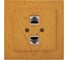 2-местная компьютерная розетка Nilson СУ, RJ45 CAT6, TOURAN WOOD, дуб 24251046 1