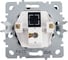 Механизм 1-местной компьютерной розетки Nilson СУ, RJ45 САТ6, TOURAN-ALEGRA-THOR, metallic, черный глянец 24220445 4
