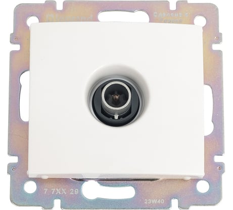 Розетка Legrand TV (телевизионная) Legrand Valena "звезда" белый 694284