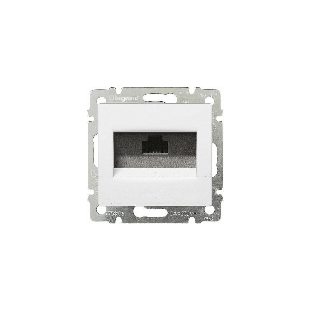 Компьютерная розетка Legrand DIY Valena белая, одинарнаяая, RJ45, 5 ...