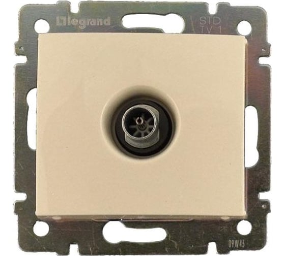 Розетка TV Legrand DIY Valena крем 1,5 дБ 695618