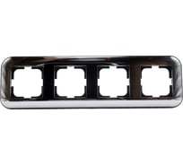 4-местная рамка Ovivo LOFT, Хром, 404-210017-228