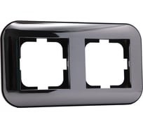 2-местная рамка Ovivo LOFT, Хром, 404-210017-226