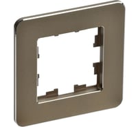 1-местная рамка IEK Brite ру-1-1-бр металл латунь re BR-M12-M-01-K49