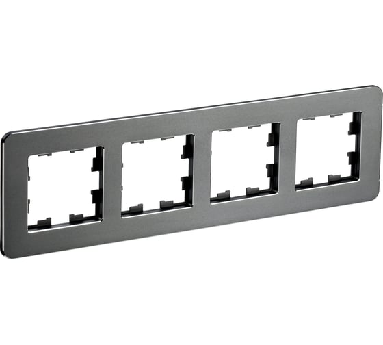 4-местная рамка IEK Brite ру-4-1-бр металл титан re BR-M42-M-01-K48 1