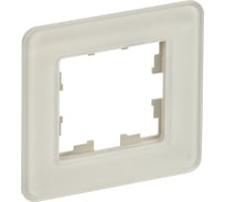 1-местная рамка IEK Brite ру-1-2-бр стекло песчаный re BR-M12-G-41-K98