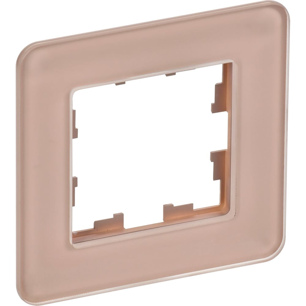 1-местная рамка IEK Brite ру-1-2-бр стекло дымчатый re BR-M12-G-41-K97 ...