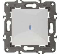 Выключатель с подсветкой ЭРА 14-1102-01 10АХ-250В, IP20, Elegance, белый Б0034215