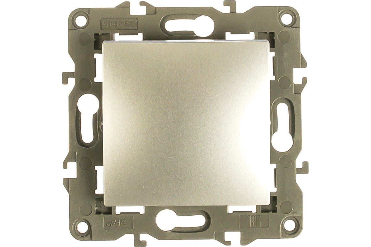 Промежуточный переключатель ЭРА Elegance 10АХ-250В, IP20, алюминий 14 ...