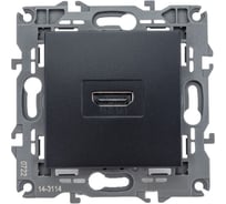 Розетка HDMI ЭРА 14-3114-05 IP20, Elegance, антрацит Б0034336