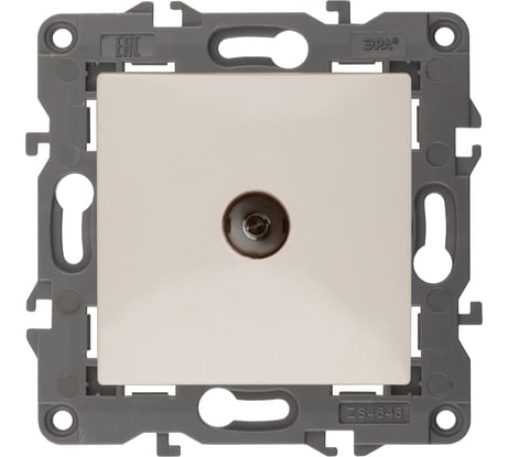 Розетка TV ЭРА 14-3101-02 одиночная, IP20, Elegance, слоновая кость Б0034291