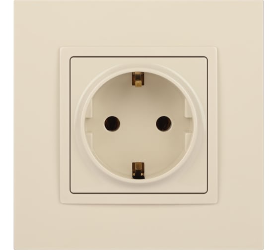 Розетка ЭРА Elegance 2P+E Schuko, 16A-250В, IP20, сл.кость 14-2101-02 Б0034265