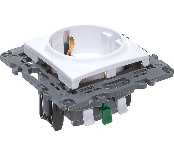 Розетка ЭРА Elegance 2P+E Schuko 16A-250В, IP20, белый 14-2101-01 Б0034264