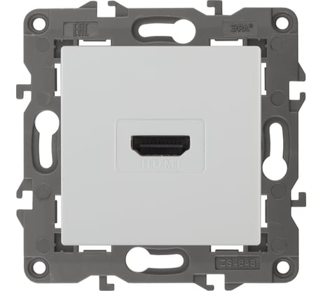 Розетка HDMI ЭРА 14-3114-01 IP20, Elegance, белый Б0034332