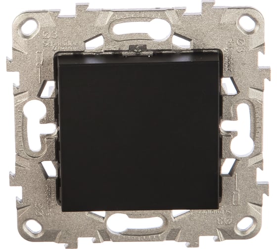 Заглушка Systeme Electric UNICA 45х45 антрацит NU586654 1240071