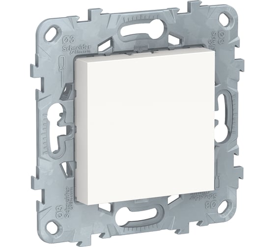 Заглушка Systeme Electric UNICA 45х45 белая NU586618 1