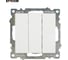 3-клавишный выключатель (механизм) STEKKER GLS10-7108-01 250В, 10А, серия Катрин, белый, 49171 8