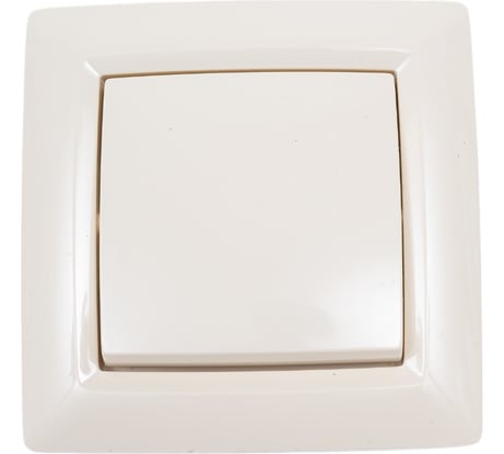 1 клавишный выключатель МПО Электротехника открытой установки слоновая кость 1547