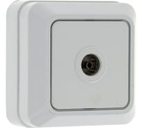 Телевизионная розетка EKF Рим TV 75Ом 5-862МГц белая ENA00-027-10