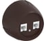 Накладная розетка OneKeyElectro (наружная) двойная компьютерная RJ45 кат.5e Rotondo, цвет коричневый 7700893 1