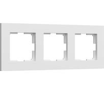 Рамка WERKEL на 3 поста slab (белый матовый) a062796
