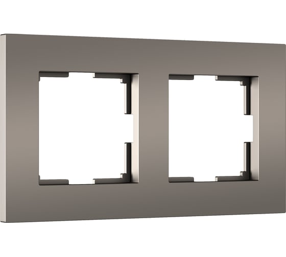 Рамка WERKEL на 2 поста slab (бронза матовый) a062812 1