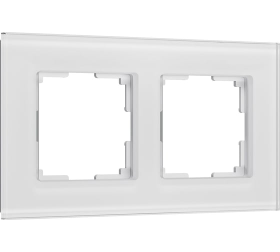 Рамка WERKEL на 2 поста senso (белый, стекло soft-touch) a064565