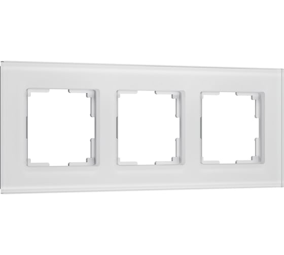 Рамка WERKEL на 3 поста senso (белый, стекло soft-touch) a064566