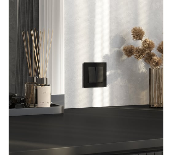 Рамка WERKEL на 1 пост senso (черный, стекло soft-touch) a064572
