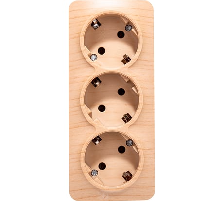 Розетка IONICH 3-ая с/з сосна 1440