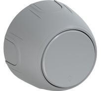 Одинарный накладной (наружный) переключатель OneKeyElectro Rotondo цвет серый 7700954