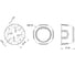 Накладная розетка OneKeyElectro с крышкой (наружная), с заземлением Rotondo , винтовые контакты, цвет коричневый. 7700948 7