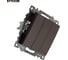 3-клавишный выключатель STEKKER (механизм), gls10-7108-04, 250v, 10а, серия катрин, шоколад, 49175 9