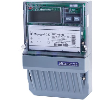 Электросчетчик Инкотекс Меркурий 230 ART-01 PQRSIN 3х230/400В, 5 60 А 230ARТ01PQRSIN