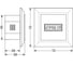 Счетчик времени наработки DELTAKIP Delta-Kip DK-HM-8L, черный, 110-240VAC DK-A0000008 1