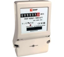 Счетчик электрической энергии EKF PROxima СКАТ, 102М/1 - 5 60 Ш П, SQ 10204P