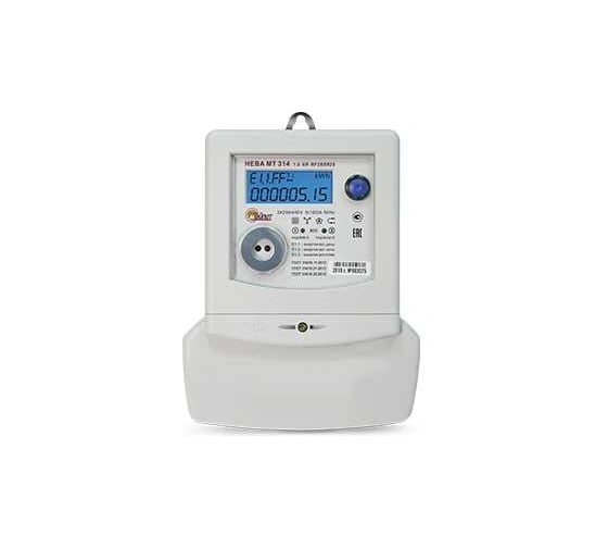 Счетчик электроэнергии ТАЙПИТ нева мт 314 1.0 ar rf2bsr29 6119887 1