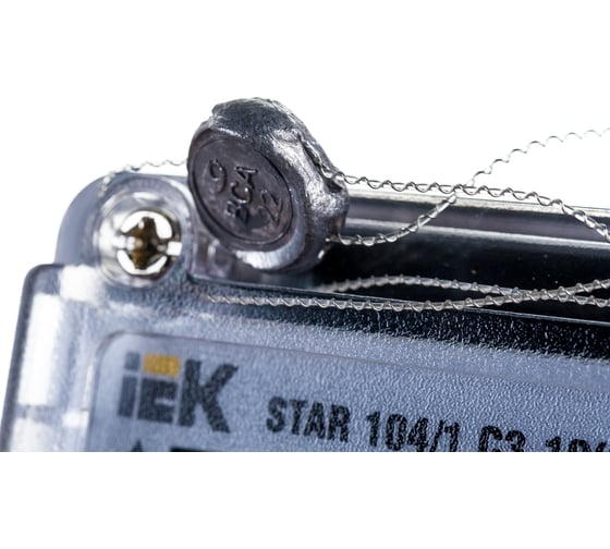1-фазный счетчик электрической энергии IEK многотарифный STAR 104/1 С3-10 100 Э 4ШИО CCE-1C4-2-02-1