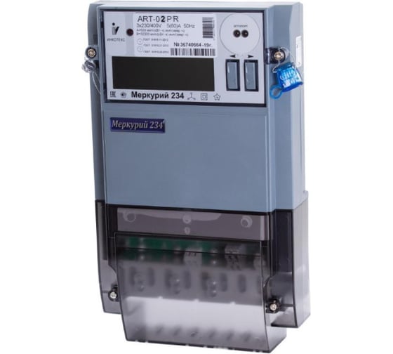 Электросчетчик Инкотекс Меркурий 234 P 3х230/400В, 5А, 1.0/2.0 Мн.т. 234ART02PR