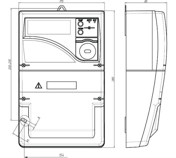 Счетчик электроэнергии Энергомера CE308 S34.746.OA.QYUVLFZ SPDS 5(100)А 3*230/400В 101005007012920