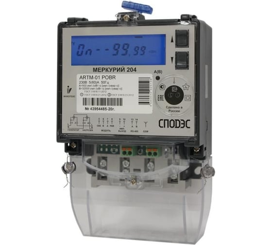 Электросчетчик Инкотекс Меркурий 234 ARTMX2-02 DPОBR.G7 М0000071780 1