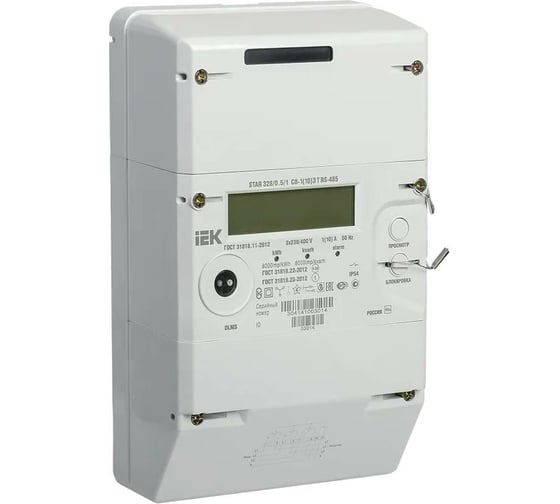 Счетчик электрической энергии IEK STAR 328/0,5/1 С8-110Э Т RS-485 UZ IME11-32-C6-010-05S-T 1