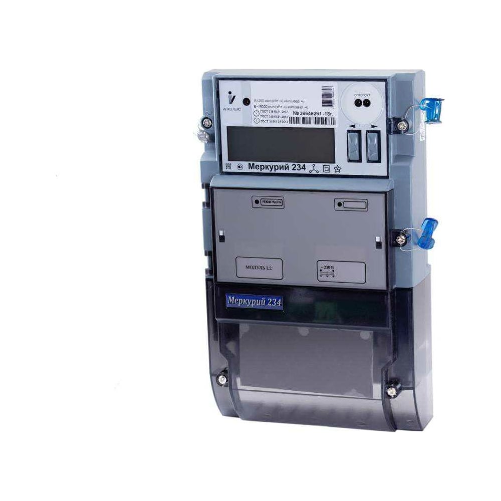 Электросчетчик Инкотекс Меркурий 234 ARTM2-00 ЖКИ 234ARTM200PBR.R ...