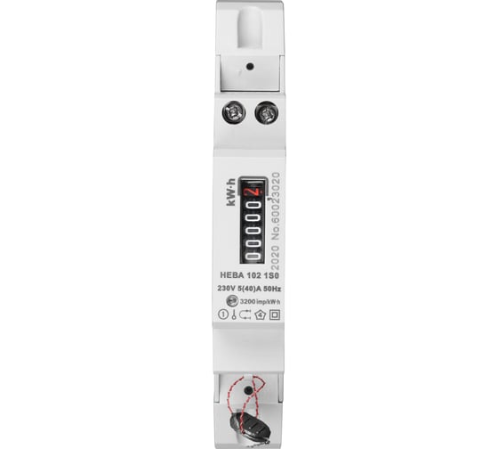 Счетчик электроэнергии Тайпит НЕВА 102 1Ф 1S0 230V 5-40А 3200 impkWh 6055069
