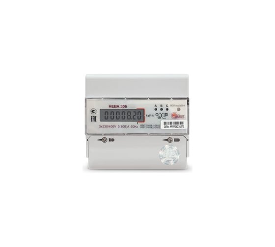 Счетчик электроэнергии Тайпит НЕВА 303 0.5Т0 3Ф 230V 5-10A 6110446